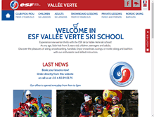 Tablet Screenshot of esf-valleeverte.com
